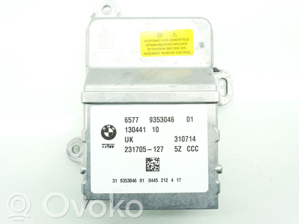 Mini One - Cooper F56 F55 Airbag deployment crash/impact sensor 