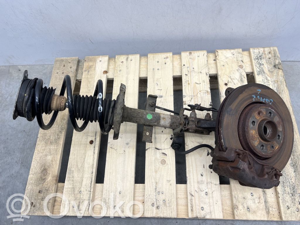Front shock absorber with coil spring