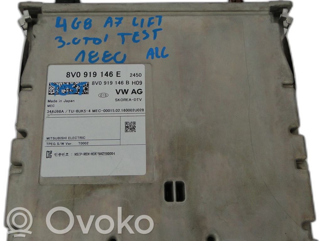 Audi A7 S7 4G Muut ohjainlaitteet/moduulit 