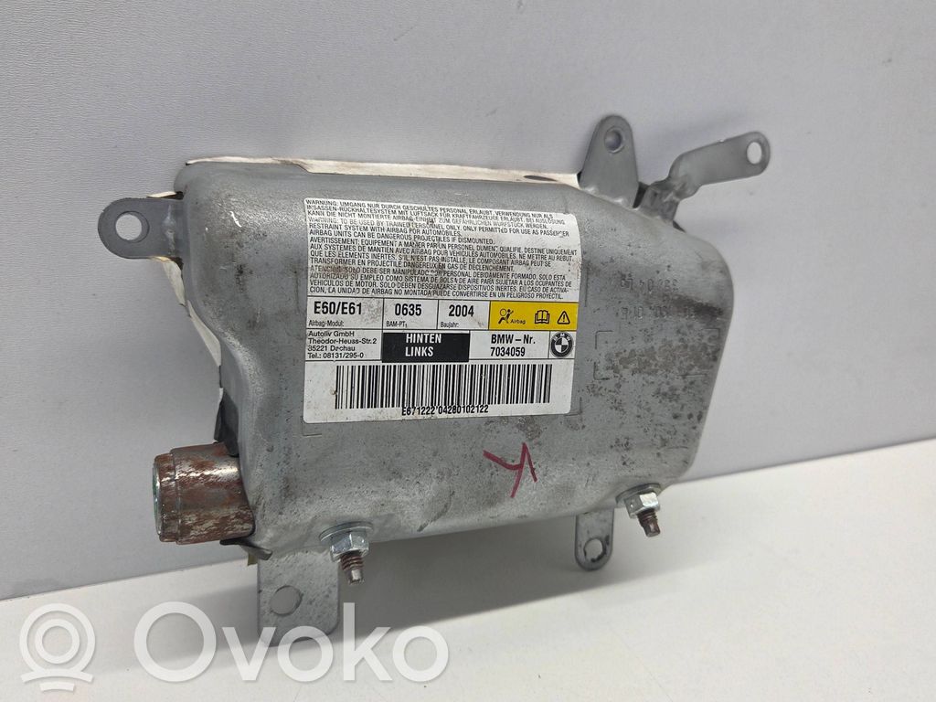 BMW 5 E60 E61 Rear door airbag 