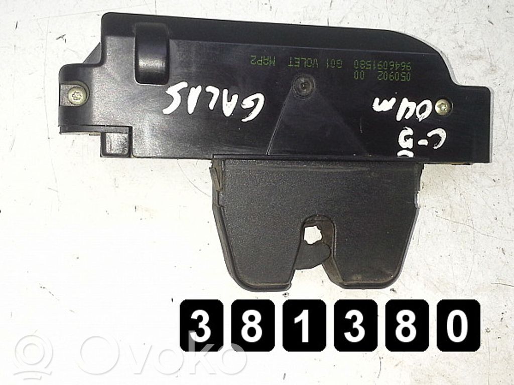 Tailgate/trunk/boot lock/catch/latch   9646091580,9646091580