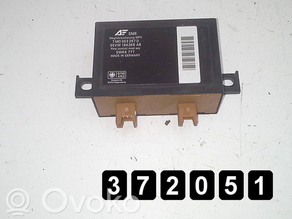 Engine control unit/module   1900TDI7M0953257D9VW19A366AB,1900TDI7M0953257D9VW19A366AB