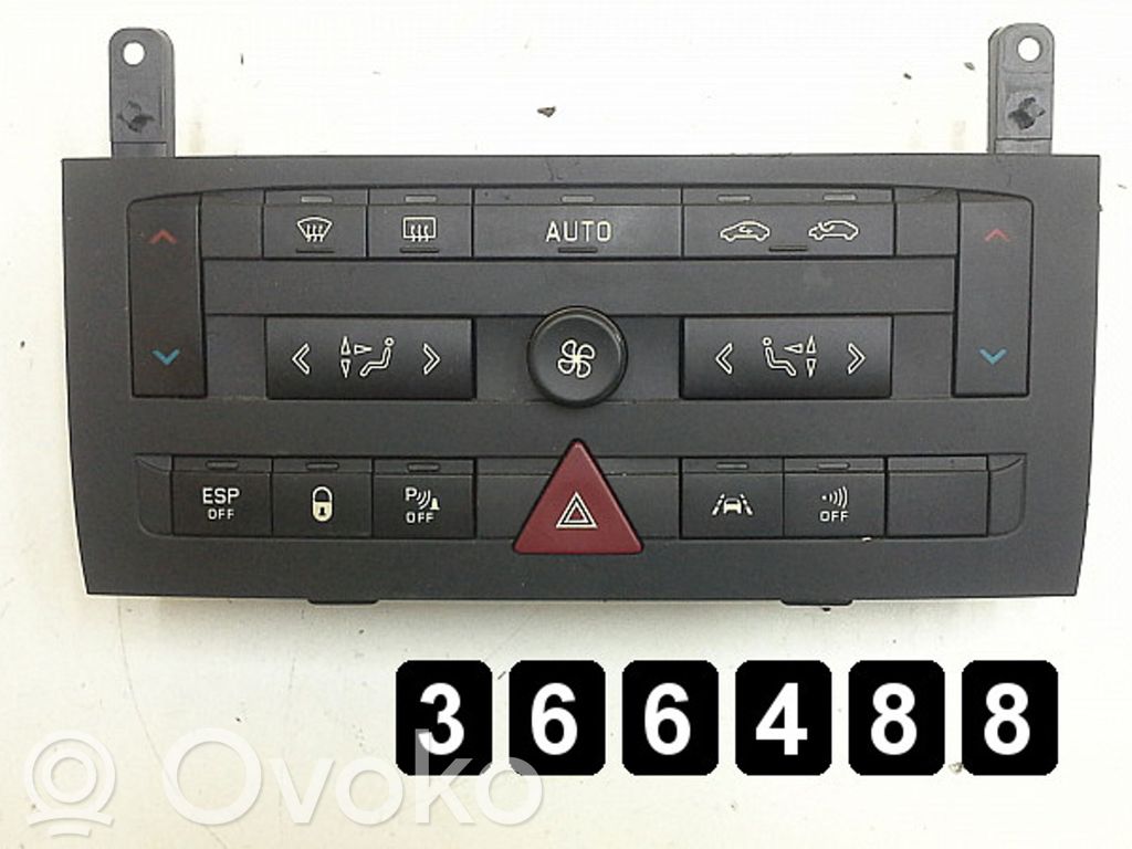 Citroen C6 Climate control unit 