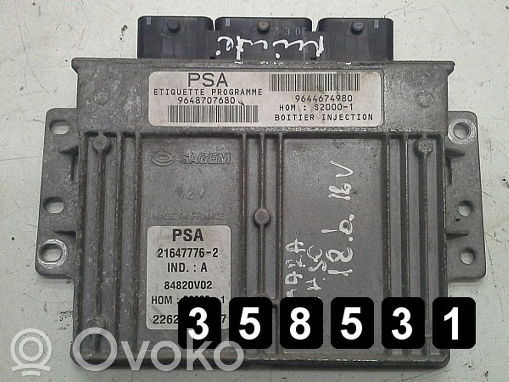 Citroen Xsara Picasso Engine control unit/module 