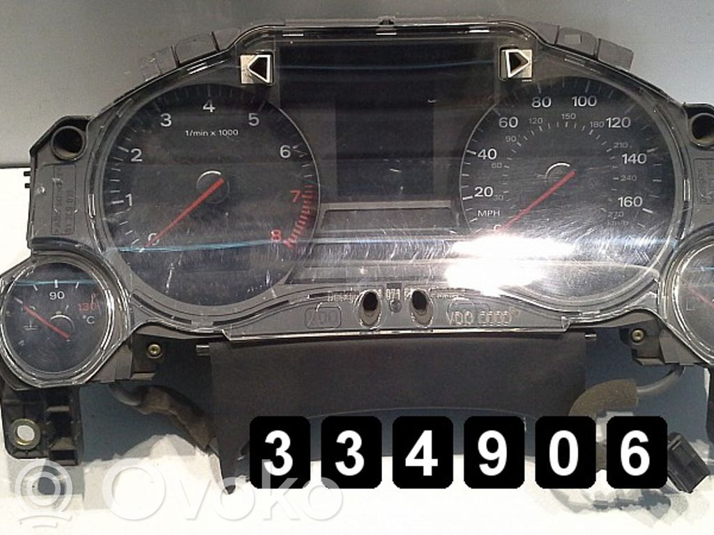 Audi A8 S8 D3 4E Speedometer (instrument cluster) 