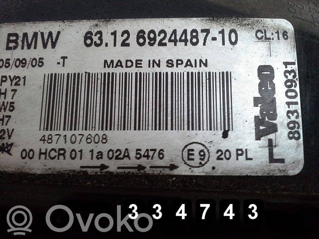 Headlight/headlamp   89310931,89310931