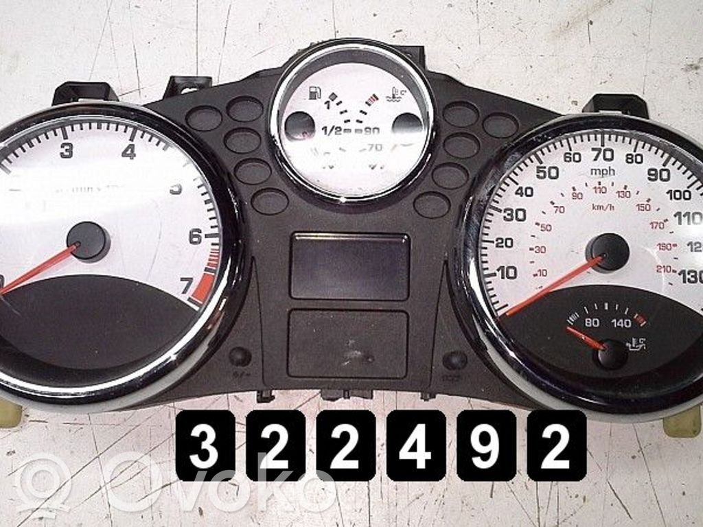 Peugeot 207 Speedometer (instrument cluster) 