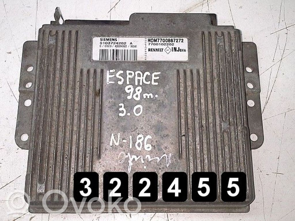 Renault Espace III Engine control unit/module 