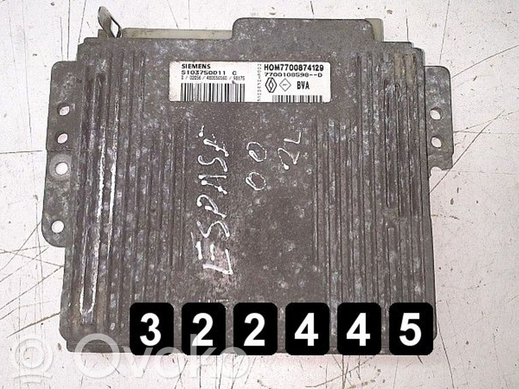 Engine control unit/module   HOM7700874129,HOM7700874129