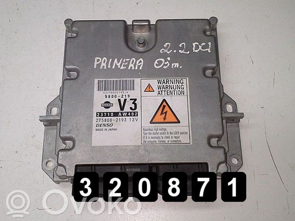 Nissan Primera Engine control unit/module 