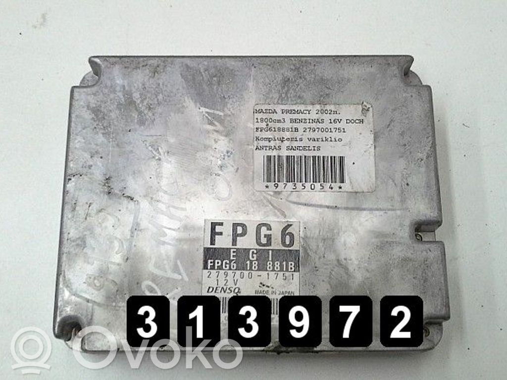 Mazda Premacy Engine control unit/module 