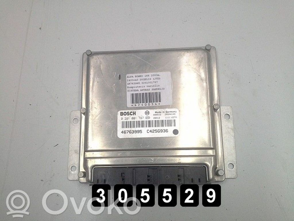 Alfa Romeo 166 Engine control unit/module 