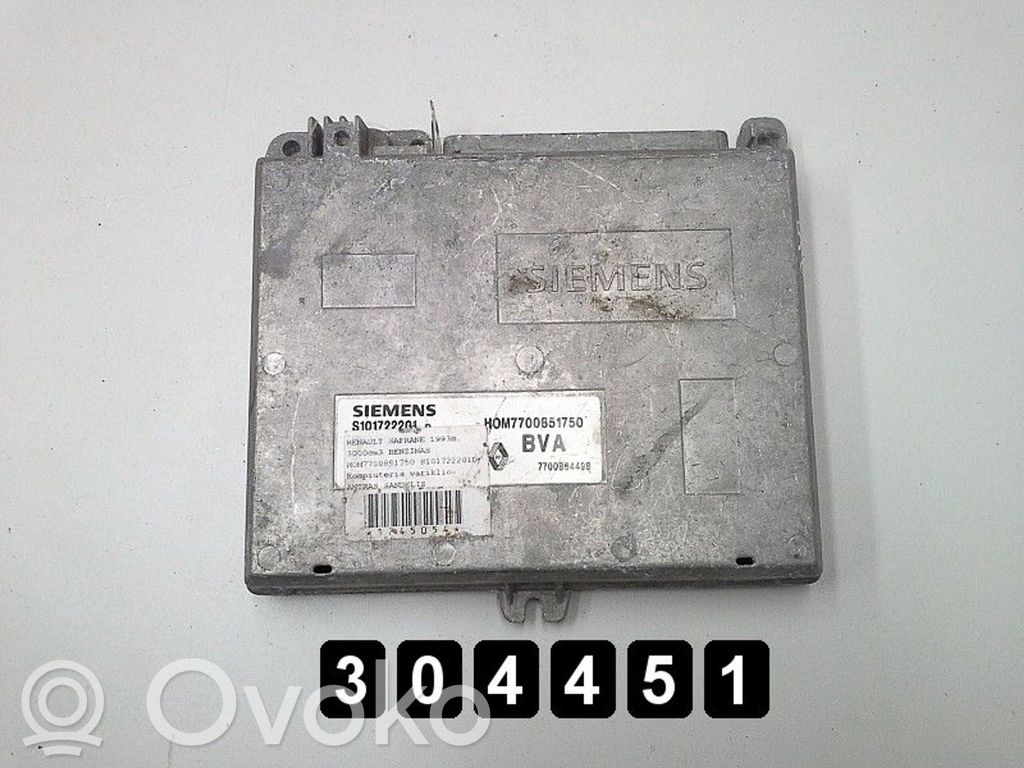 Engine control unit/module   HOM7700851750,HOM7700851750