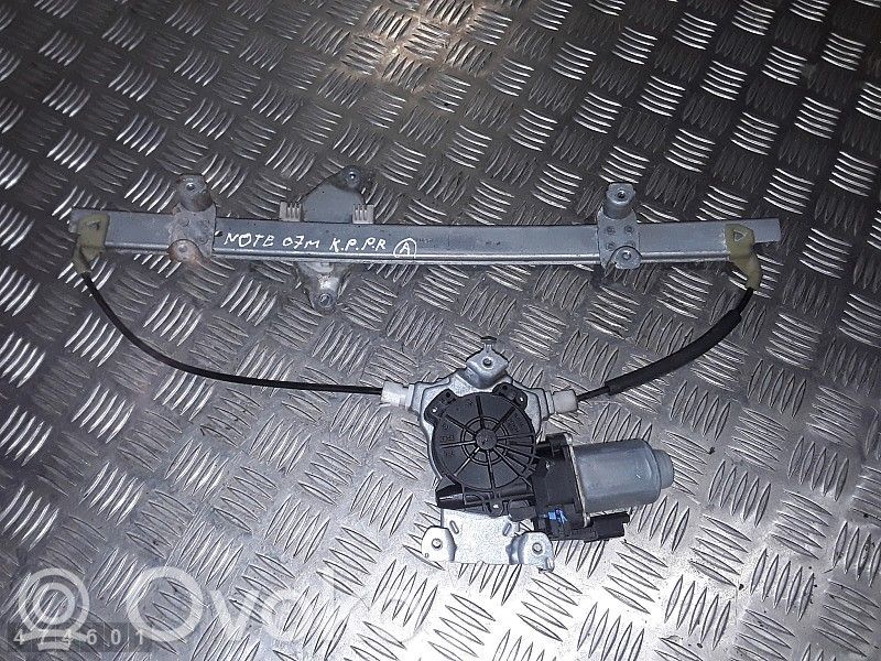 Nissan Note (E11) Rear door window regulator with motor 