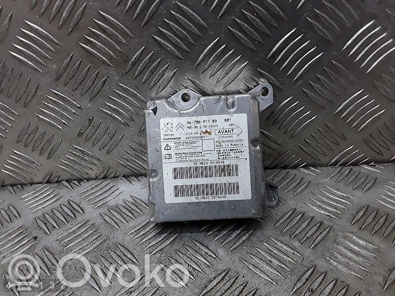 Unidad de control/módulo del Airbag   9678691780