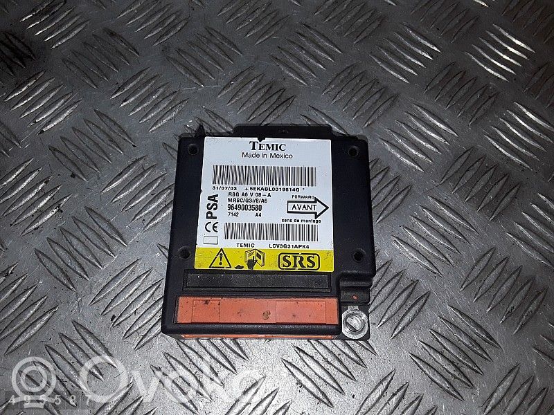 Turvatyynyn ohjainlaite/moduuli   9649003580