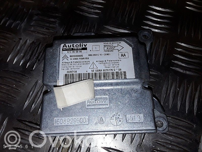 Centralina/modulo airbag   9665396680