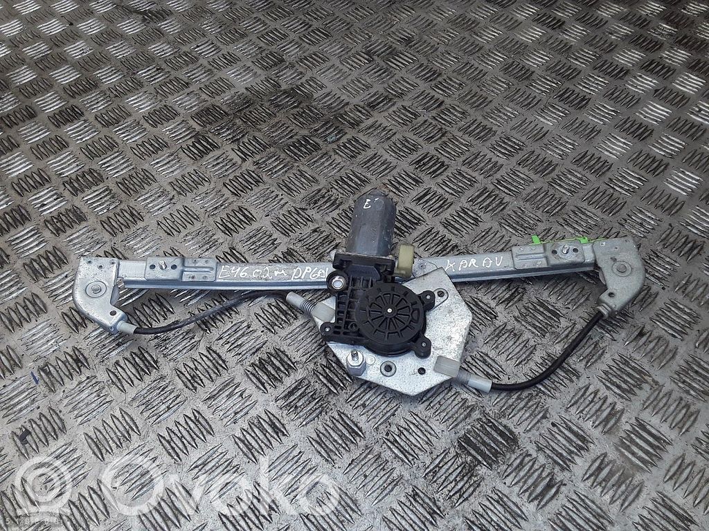 BMW 3 E46 Alzacristalli della portiera posteriore con motorino