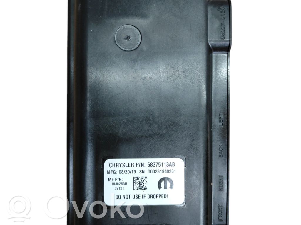 Chrysler Pacifica Camera control unit module 