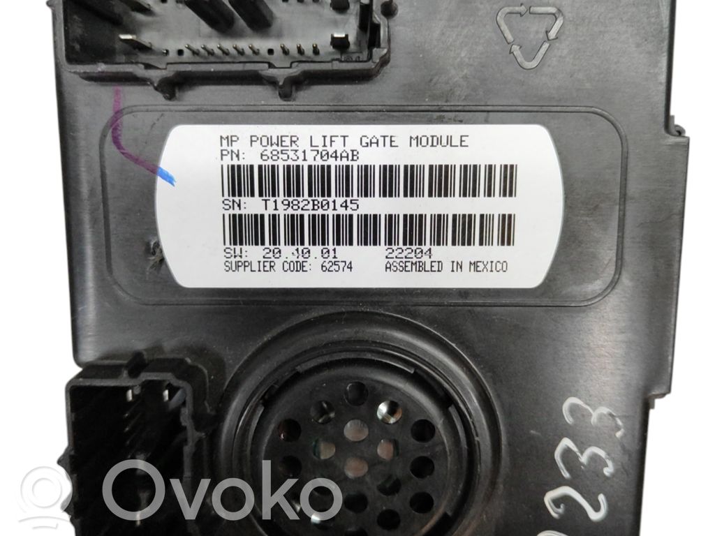 Jeep Compass Tailgate/trunk control unit/module 