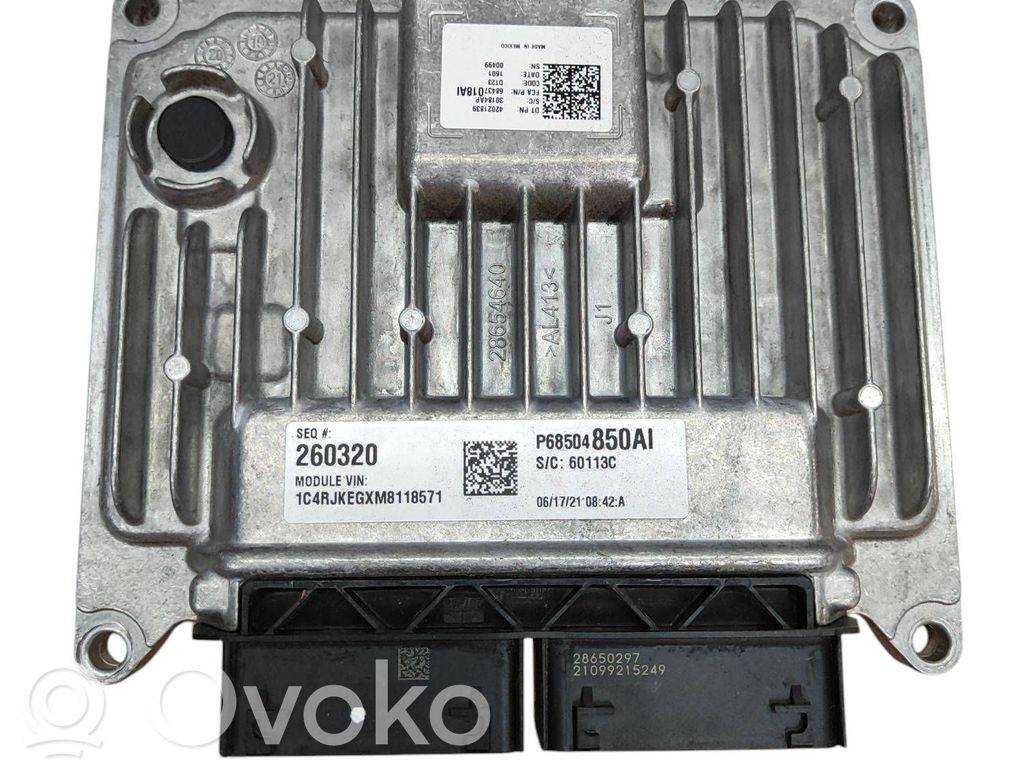 Engine control unit/module   68437018AI,68437018AI,68504850AI,68437018AJ