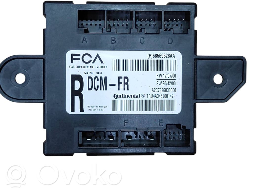 Unité de commande module de porte   P68569328AA,68569328AA