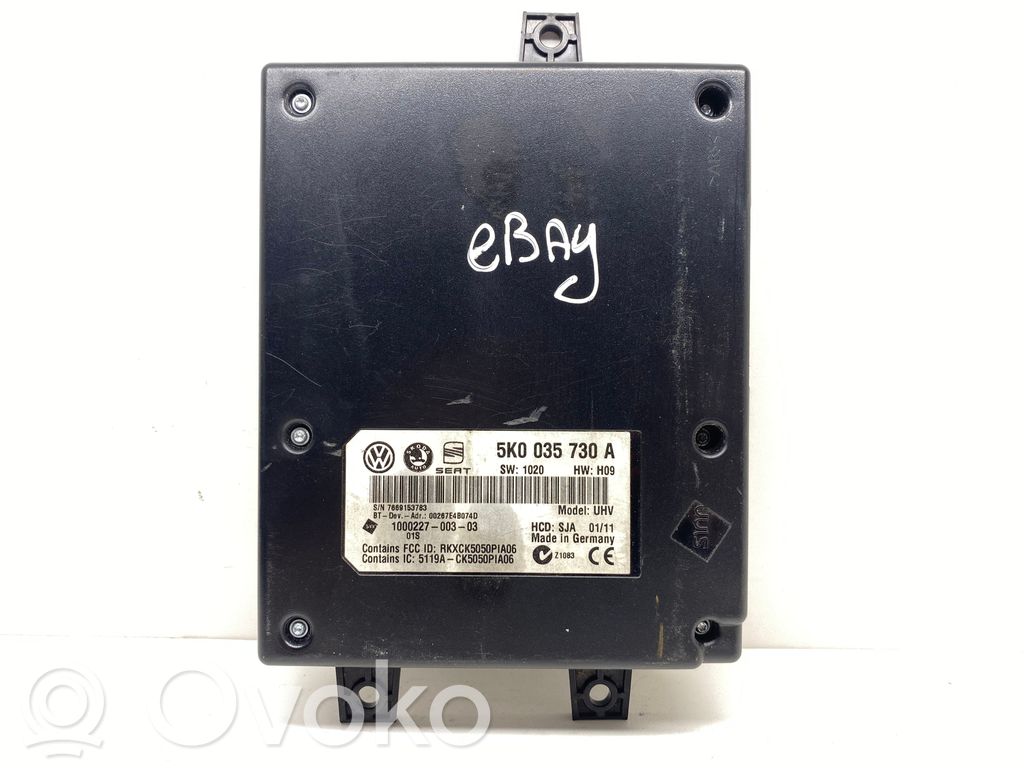 Volkswagen PASSAT B6 Bluetooth control unit module 