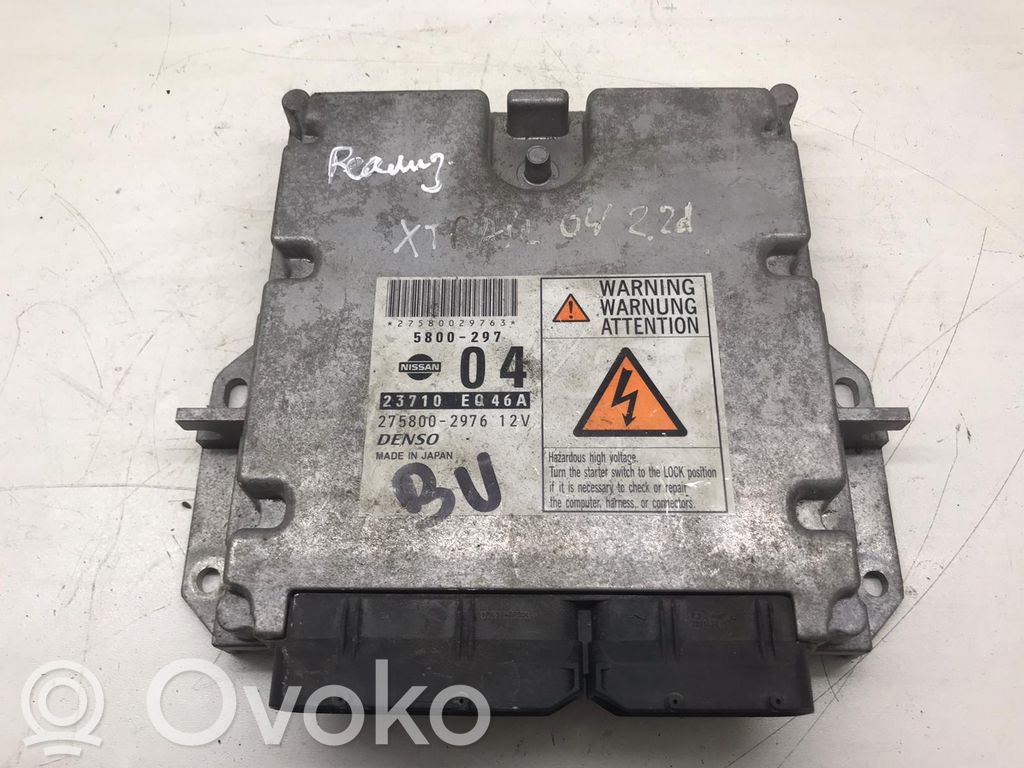 Engine control unit/module ECU   23710EQ46A,2758002976,5800297