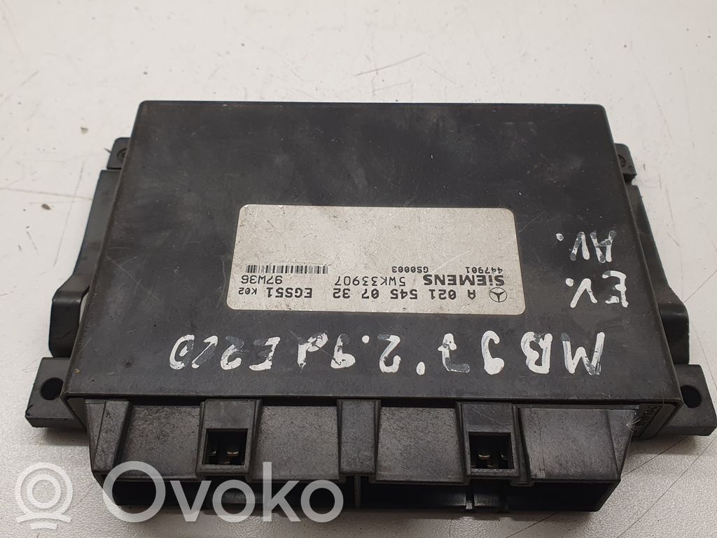 Engine control unit/module ECU   A0214540732,5WK33907,97W36,447901