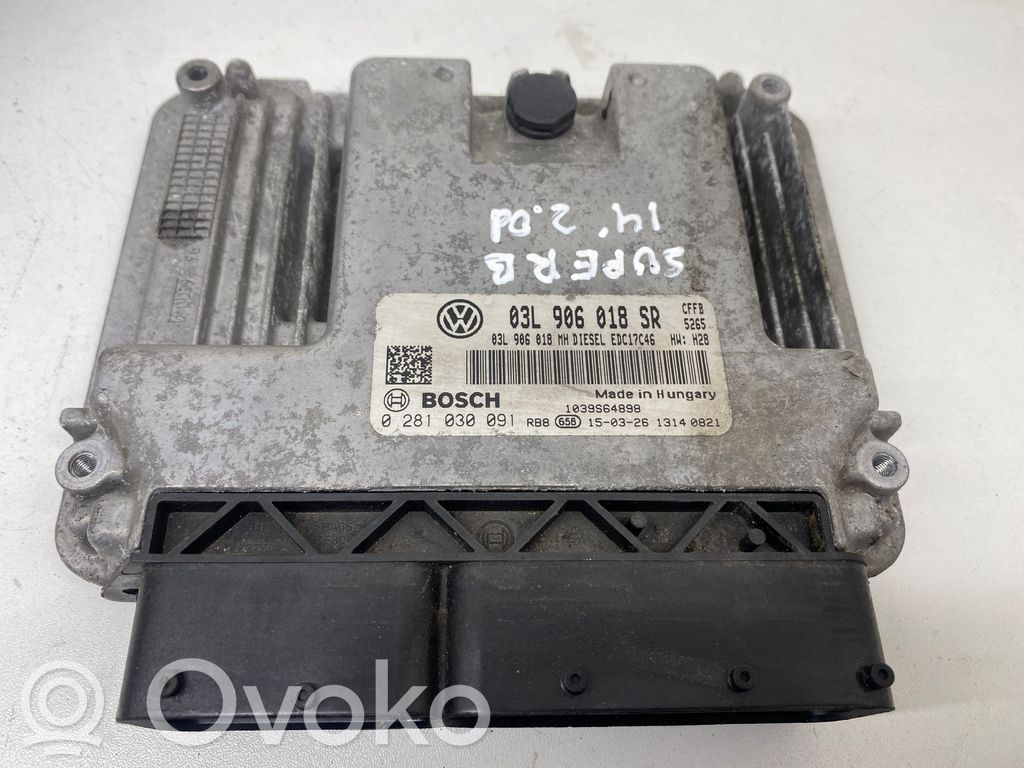 Skoda Superb B6 (3T) Engine control unit/module ECU 