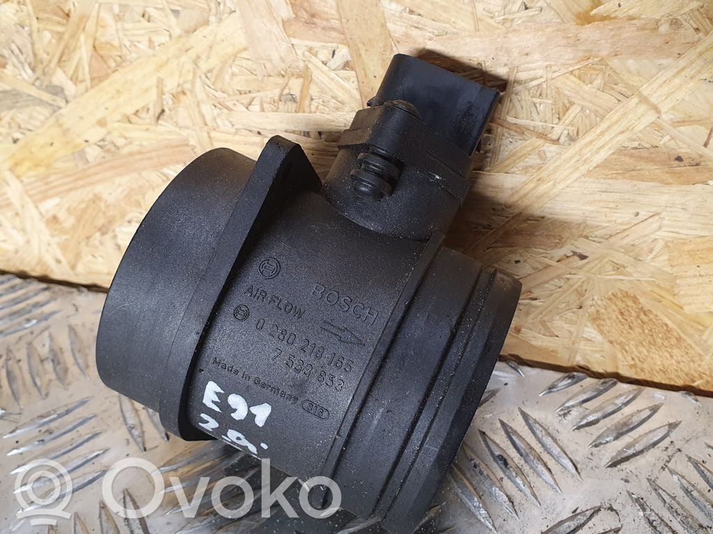 BMW 3 E90 E91 Mass air flow meter 