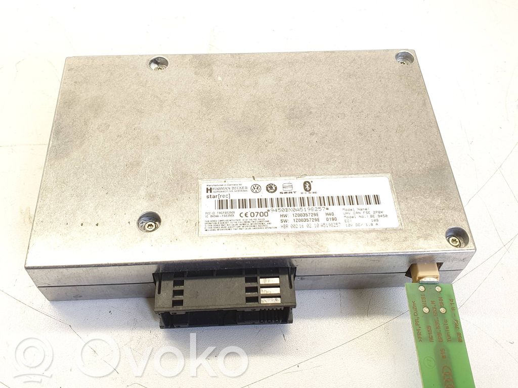Skoda Octavia Mk2 (1Z) Module unité de contrôle Bluetooth 