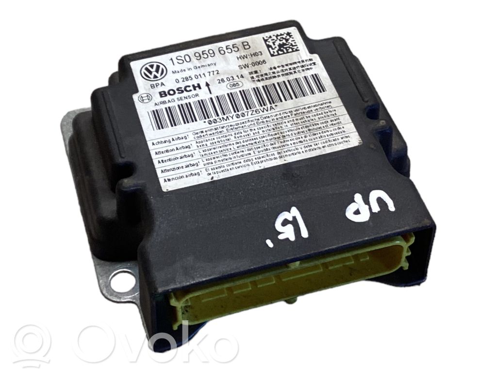 Volkswagen Up Airbag control unit/module 
