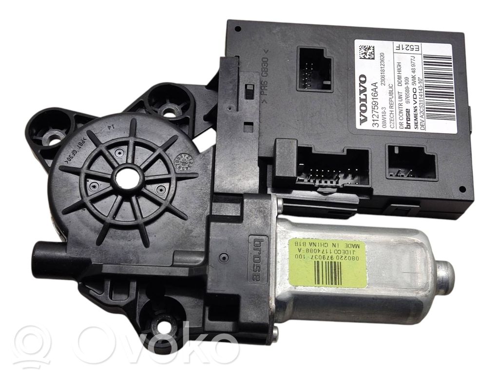 Volvo V50 Front door window regulator motor 