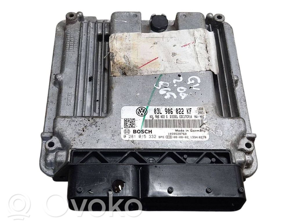Volkswagen Golf V Engine control unit/module 