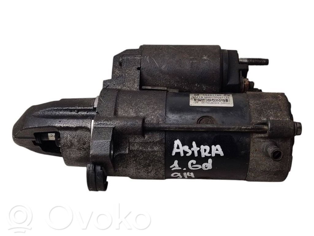 Opel Astra K Starteris 