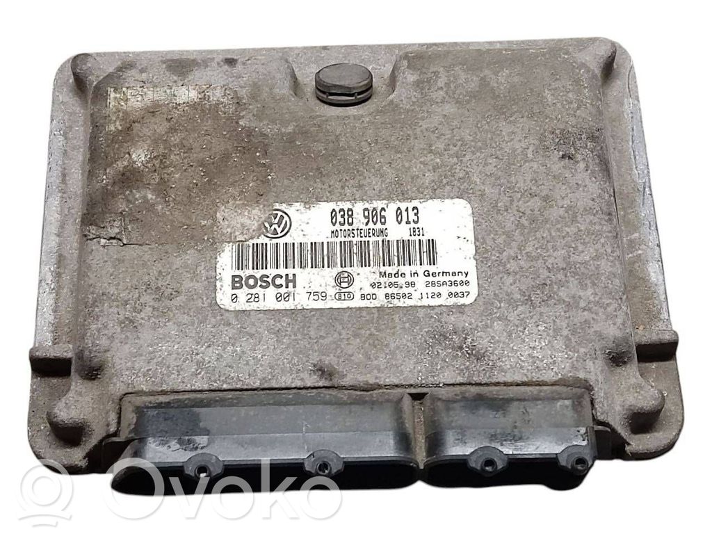 Volkswagen Golf IV Engine control unit/module 