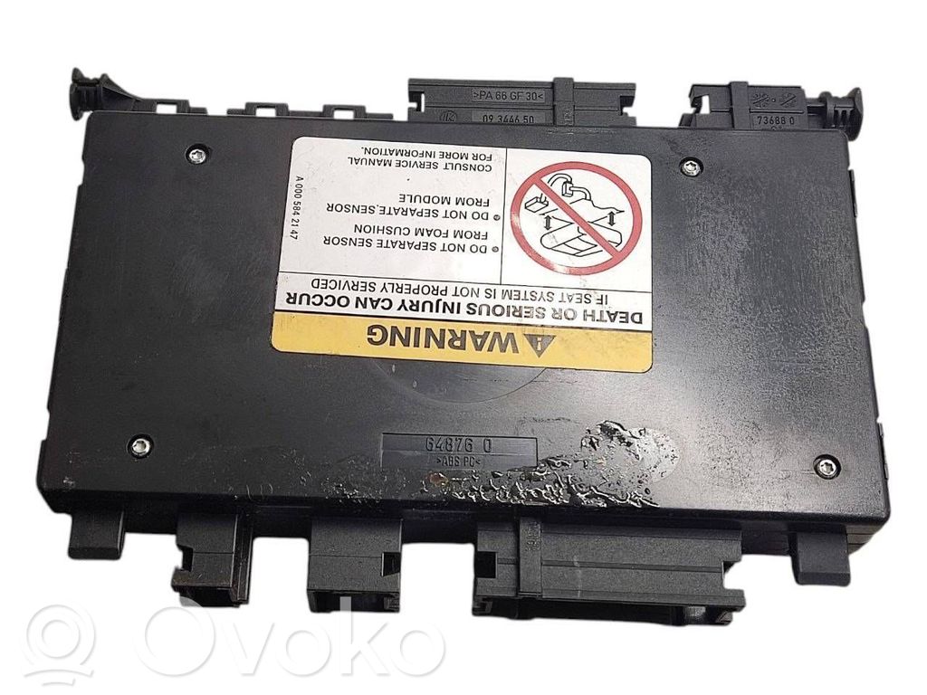 Mercedes-Benz E C207 W207 Module de commande de siège 