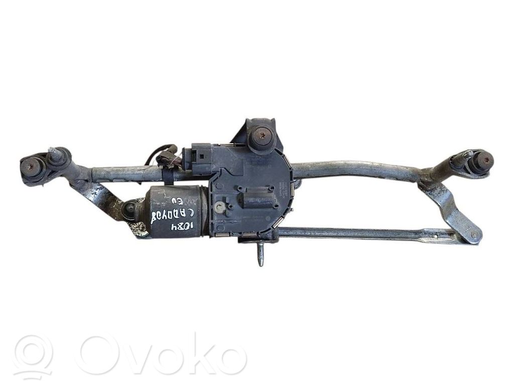 Volkswagen Caddy Mechanizm i silniczek wycieraczek szyby przedniej / czołowej 
