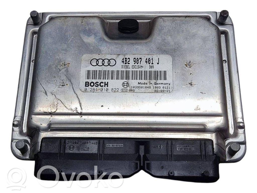 Audi A6 S6 C5 4B Sterownik / Moduł ECU 