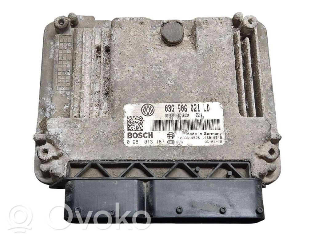 Skoda Octavia Mk2 (1Z) Engine control unit/module 