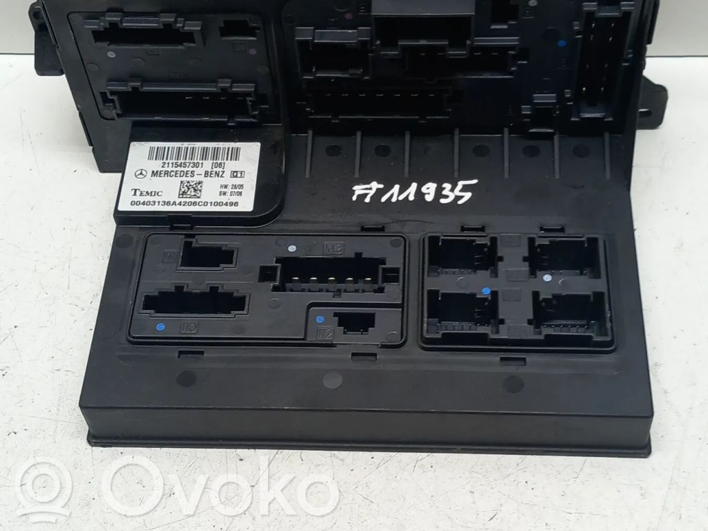 Mercedes-Benz E W211 SAM control unit 
