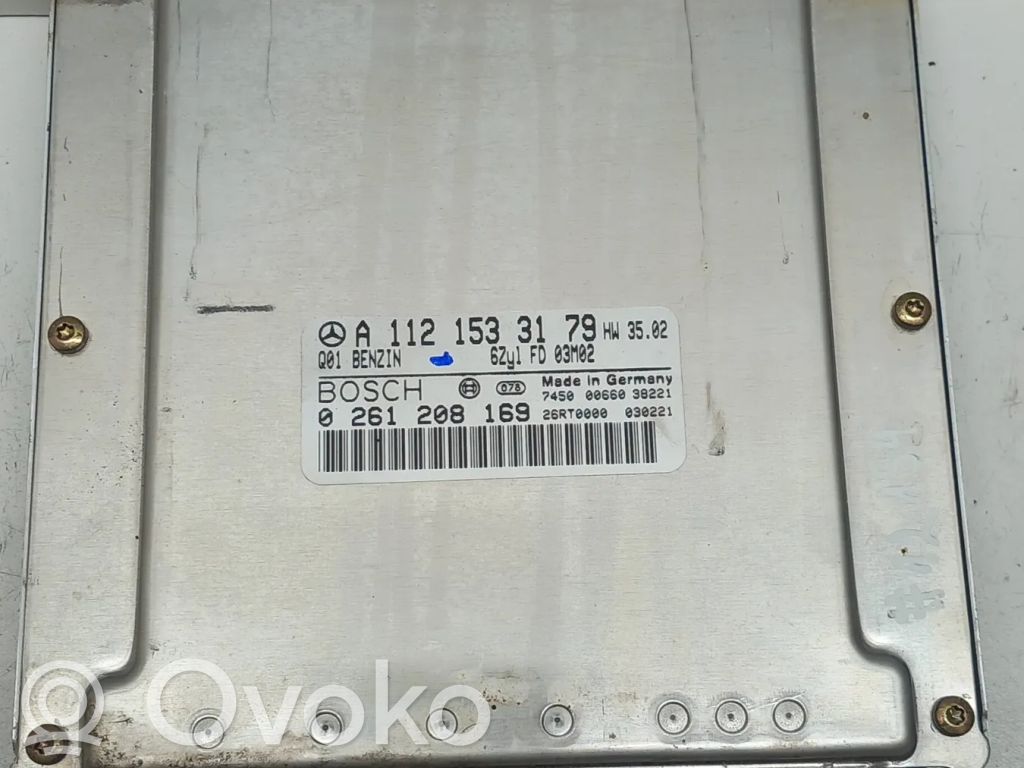 Mercedes-Benz CLK A209 C209 Engine control unit/module 