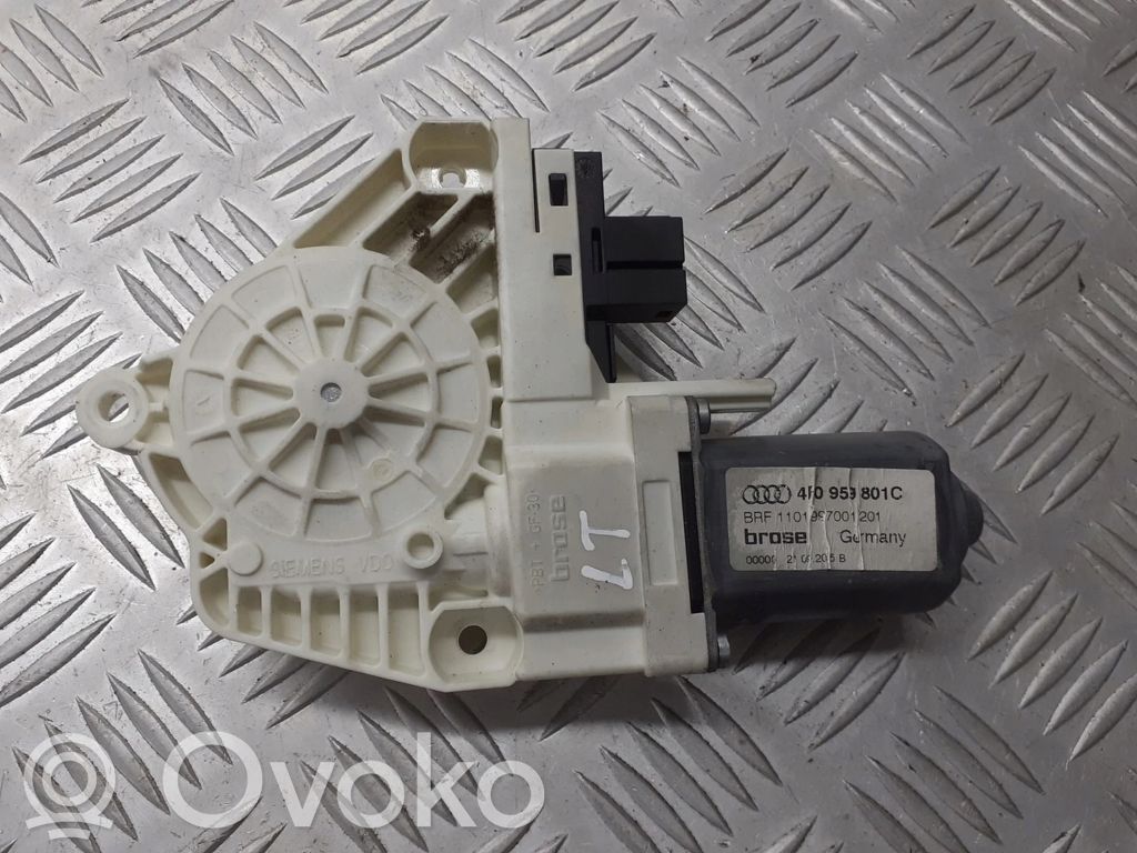 Audi A6 S6 C6 4F Moteur de lève-vitre de porte arrière