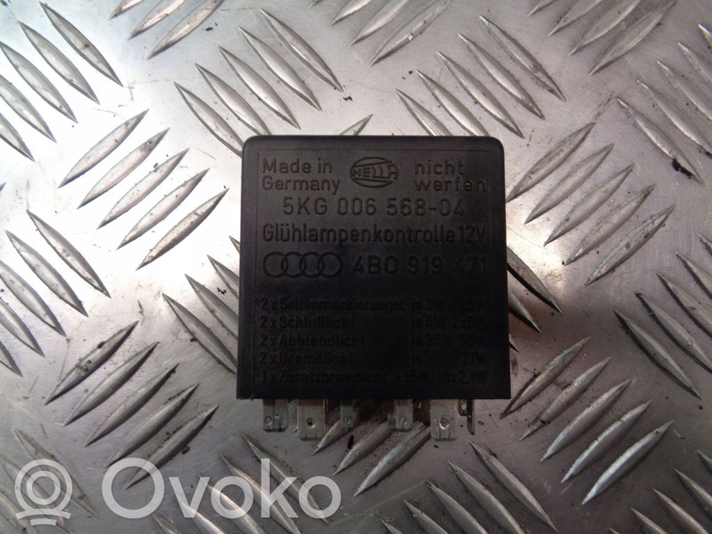 Audi A6 S6 C5 4B Przekaźnik świateł 