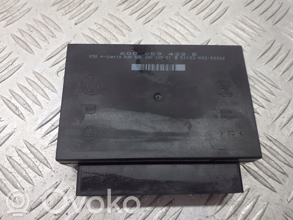 Skoda Fabia Mk1 (6Y) Modulo di controllo del corpo centrale