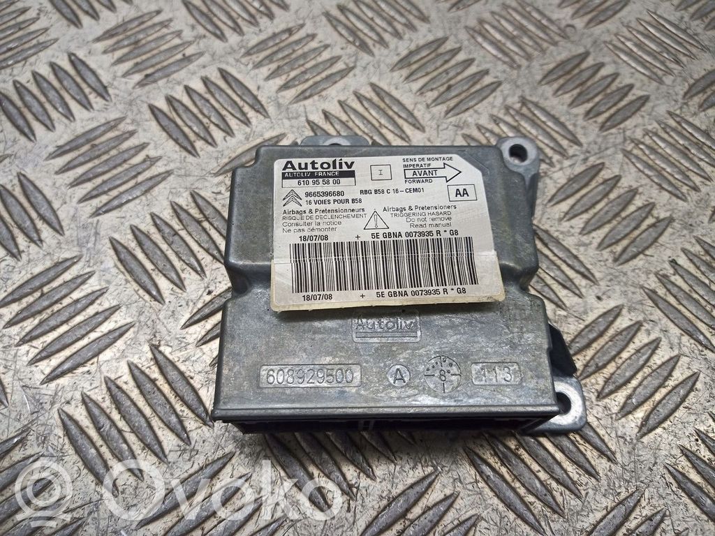 Centralina/modulo airbag   9665396680
