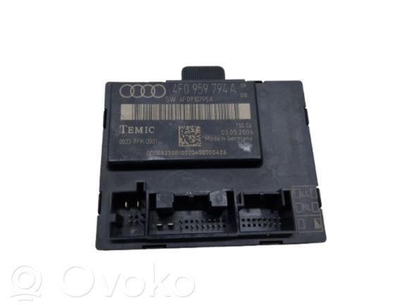 Audi A6 S6 C6 4F Centralina/modulo portiere 