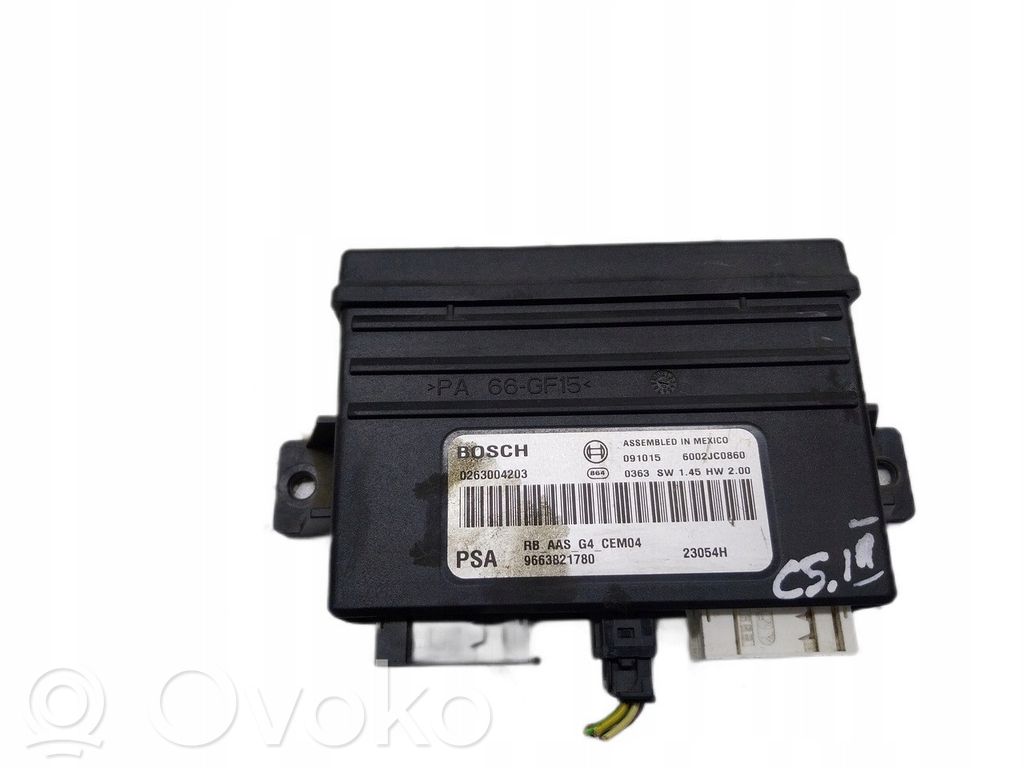 Citroen C5 Sterownik / Moduł parkowania PDC