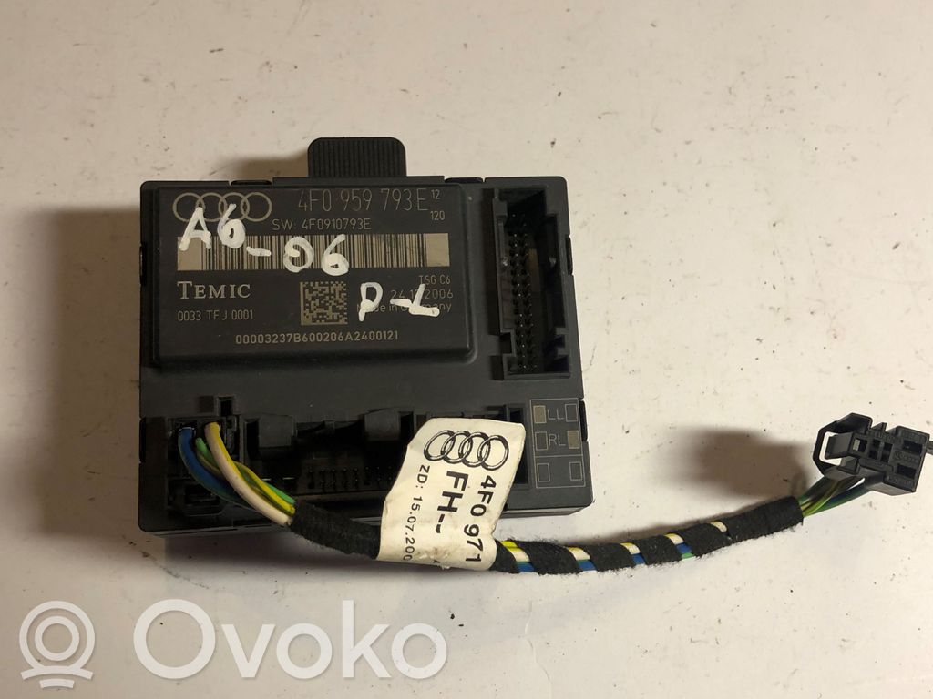 Unité de commande module de porte   4F0959793E,4F0910793E